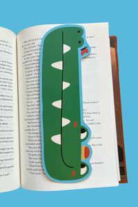 Bookmark - crocodile