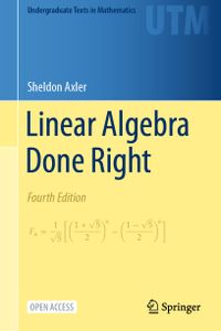 Linear Algebra Done Right