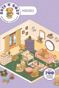 Cute 'n' Cozy Sticker Therapy: Homes