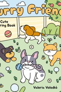 Furry Friends Cute Colouring Book