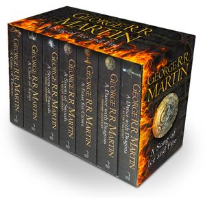 Book cover of A song of ice and fire