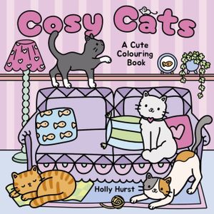 Book cover of Cosy Cats Cute Colouring Book