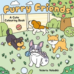 Book cover of Furry Friends Cute Colouring Book