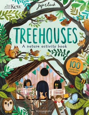 Book cover of KEW Treehouses Sticker Activity Book
