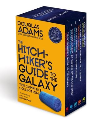 Корица на Douglas Adams Pan Boxset - the Hitchhiker's Guide to the Galaxy Book 1-5