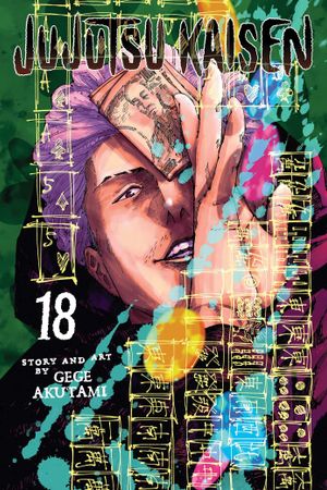 Book cover of Jujutsu Kaisen, Vol. 18