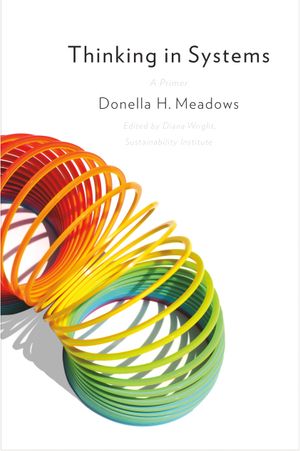 Book cover of Thinking in Systems