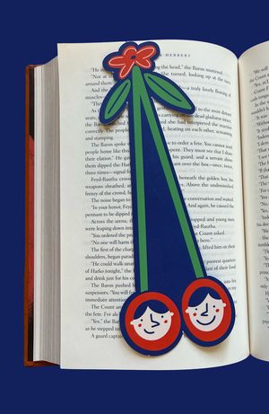 Product image of Обележувач за книги - цреши