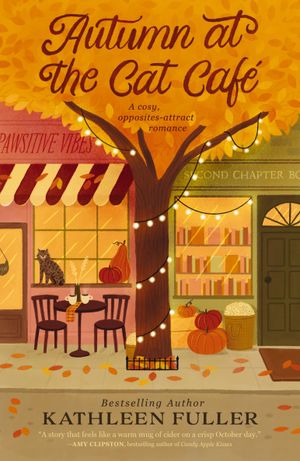 Book cover of Autumn at the Cat Cafe