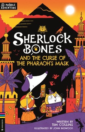 Book cover of Sherlock Bones and the Curse of the Pharaoh's Mask