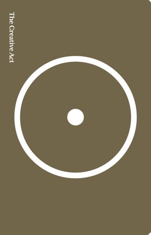 Book cover of The Creative Act
