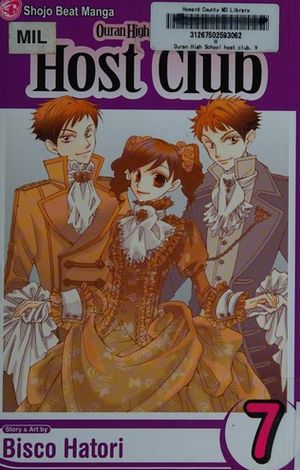 Book cover of Ouran High School host club.