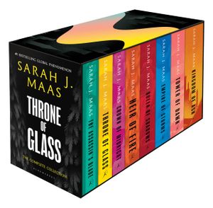 Book cover of Throne of Glass Box Set [paperback] Sarah J. Maas [Jun 29, 2023]