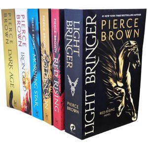 Book cover of The Red Rising Series 6 Books Collection Set (Red Rising, Golden Son, Morning Star, Iron Gold, Dark Age & Light Bringer)