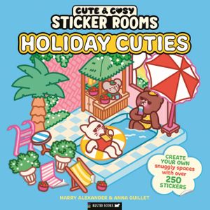 Book cover of Sticker Rooms: Holiday Cuties