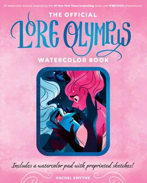 Book cover of The Official Lore Olympus Watercolor Book