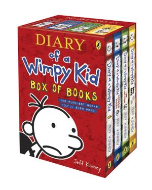 Book cover of Diary of a Wimpy Kid Box of Books