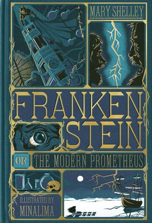 Book cover of Frankenstein (Minalima Edition)