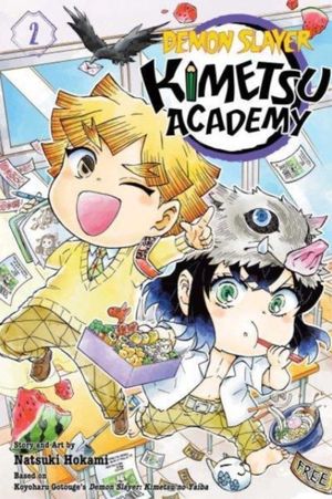 Book cover of Demon Slayer: Kimetsu Academy, Vol. 2