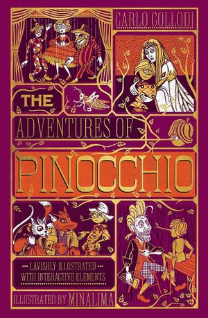 Book cover of The Adventures of Pinocchio (MinaLima Edition)