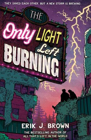 Book cover of The Only Light Left Burning