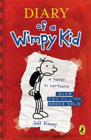 Book cover of Diary of a Wimpy Kid