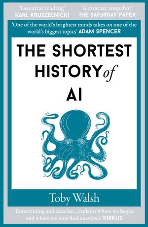 Book cover of The Shortest History of AI