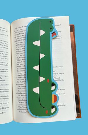 Product image of Bookmark - crocodile