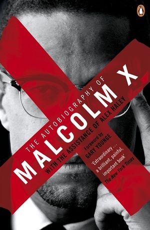 Book cover of The Autobiography of Malcolm X