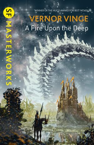 Book cover of A Fire Upon the Deep