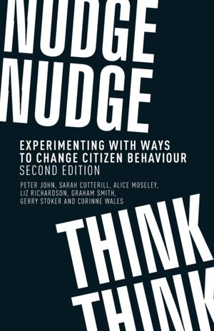 Book cover of Nudge, Nudge, Think, Think