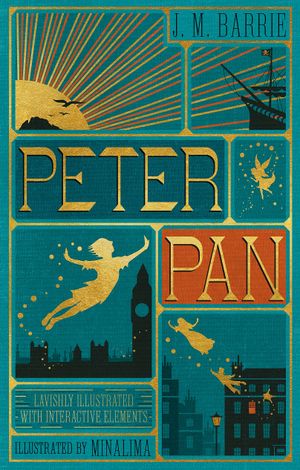 Book cover of Peter Pan (Illustrated with Interactive Elements)