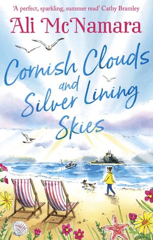 Book cover of Cornish Clouds and Silver Lining Skies