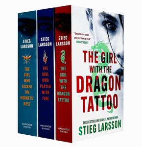 Millennium series 3 Books Collection Box Set by Stieg Larsson (The Girl With the Dragon Tattoo, The Girl Who Played with Fire, The Girl Who Kicked the Hornets Nest)